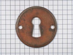 Sleutelplaat ijzer geroest