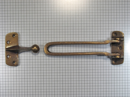 Kierstandhouder, brons antiek