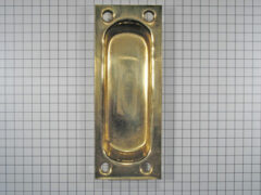 Schuifdeurgreep messing gestanst