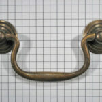 Greep, messing antiek, klein