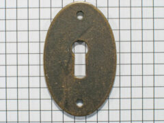 Sleutelplaat ijzer verbronsd