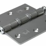Kogellagerscharnier 76x76 mm rechte hoek losse pen