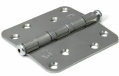Kogellagerscharnier 89x89 mm ronde hoek losse pen