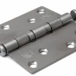 Kogellagerscharnier 89x89 mm rechte hoek losse pen RVS