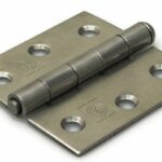 Scharnier 63x63 mm rechte hoek losse pen RVS