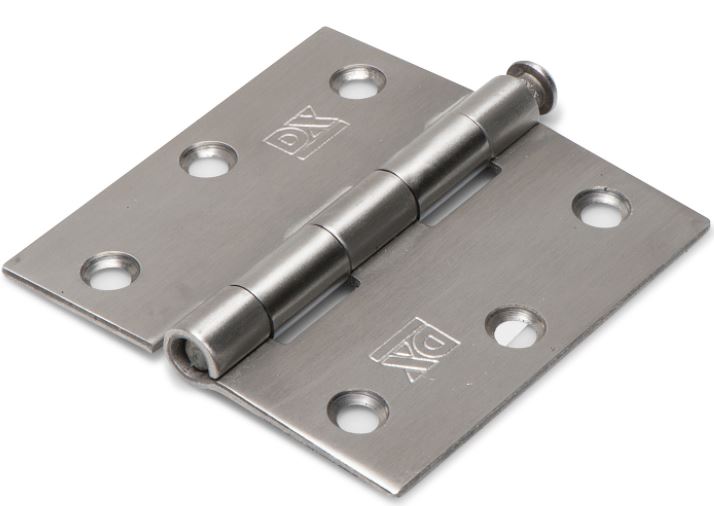 Scharnier 76x76 mm rechte hoek losse pen RVS