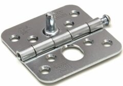 Scharnier 76x76 mm SKG2 staal verzinkt