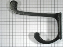 Hoed en jashaak ijzer zwart