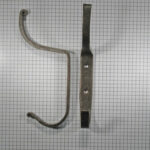 Hoed en jashaak recht, ijzer geroest