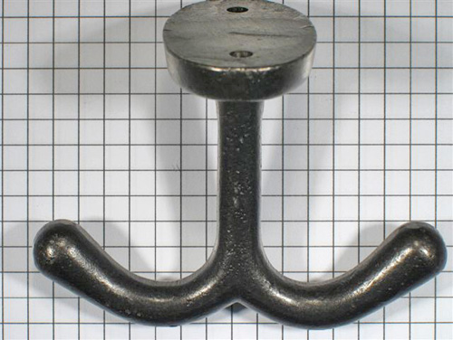 Kapstok onderbouw, ijzer blank