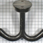 Kapstok onderbouw, ijzer geroest