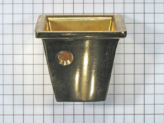 Sok messing vierkant