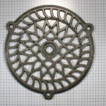 Rooster, ijzer blank gelakt