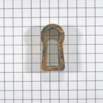 Sleutelentree messing antiek