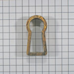 Sleutelentree messing antiek