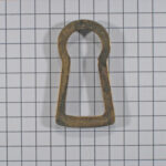 Sleutelentree messing antiek