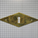 Sleutelplaat messing