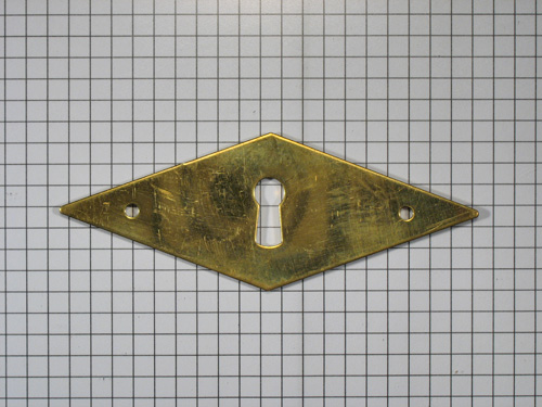 Sleutelplaat messing