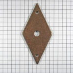 Achterplaat ruit ijzer geroest