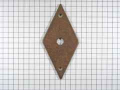 Achterplaat ruit ijzer geroest