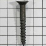 200 st platkopschroef 3,5x25 messing antiek