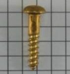 200 st messing bolkopschroef 4,0 x 20