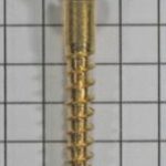 200 st messing platkopschroef 4,5 x 30