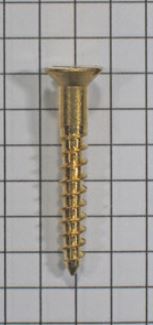 200 st messing platkopschroef 4,5 x 30