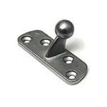 DX Rechte haak voor kierstandhouder standaard verchroomd