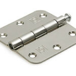 Scharnier 76x76 mm ronde hoek losse pen