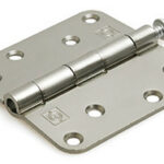 Scharnier 89x89 mm ronde hoek losse pen