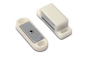 Magneetsnapper 4 kg kunststof tegenplaat wit