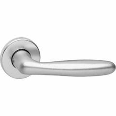 Deurkruk sigaar en rozet met nok aluminium