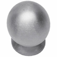 Intersteel Knop bolrond achterplaat Ø25mm rvs