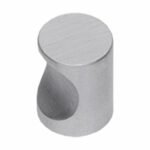 Knop vingergrip Ø21mm rvs