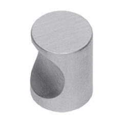 Knop vingergrip Ø21mm rvs