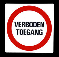 verboden toegang
