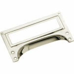 Etiketgreep 73x43mm vernikkeld