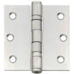 Kogellagerscharnier recht 3"" rvs