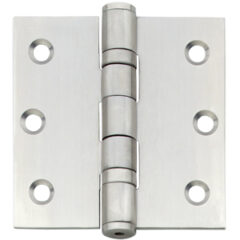 Kogellagerscharnier recht 3"" rvs