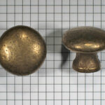Knop brons antiek 30 mm
