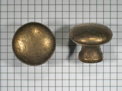 Knop brons antiek 30 mm