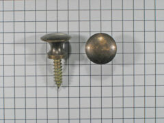 Knop messing oud 14 mm