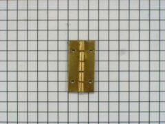 Scharniertje 25 x 13 mm ijzer vermessingd