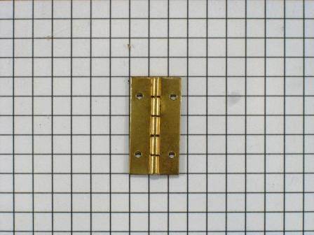 Scharniertje 25 x 13 mm ijzer vermessingd