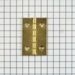 Scharniertje 30 x 20 mm ijzer vermessingd