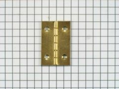 Scharniertje 30 x 20 mm ijzer vermessingd