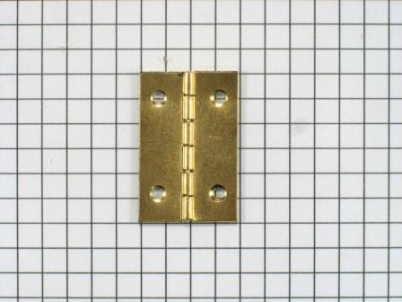 Scharniertje 30 x 20 mm ijzer vermessingd