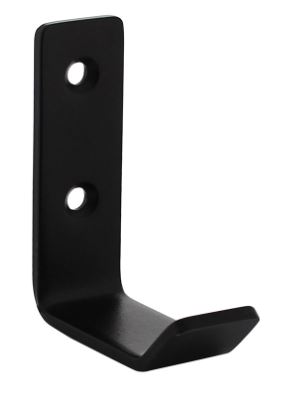 Jashaak gebogen 20x60mm zwart