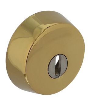 SKG3 Veiligheid-rozet + kerntrekbeveiliging voor oplegsloten messing titaan PVD